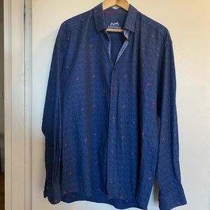 Hermès stunning jacquard button down dress shirt